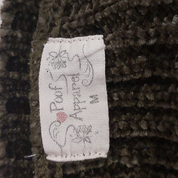 Poof Apparel Color Block Ribbed Knit Chenille Sweater Size M - Picture 6 of 7